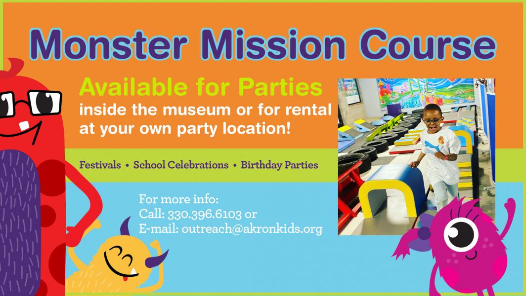 Monster Mission Course Available for Parties!